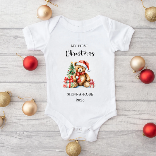 1ST CHRISTMAS BABY VEST