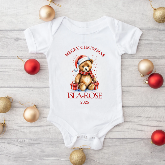 1ST CHRISTMAS BABY VEST