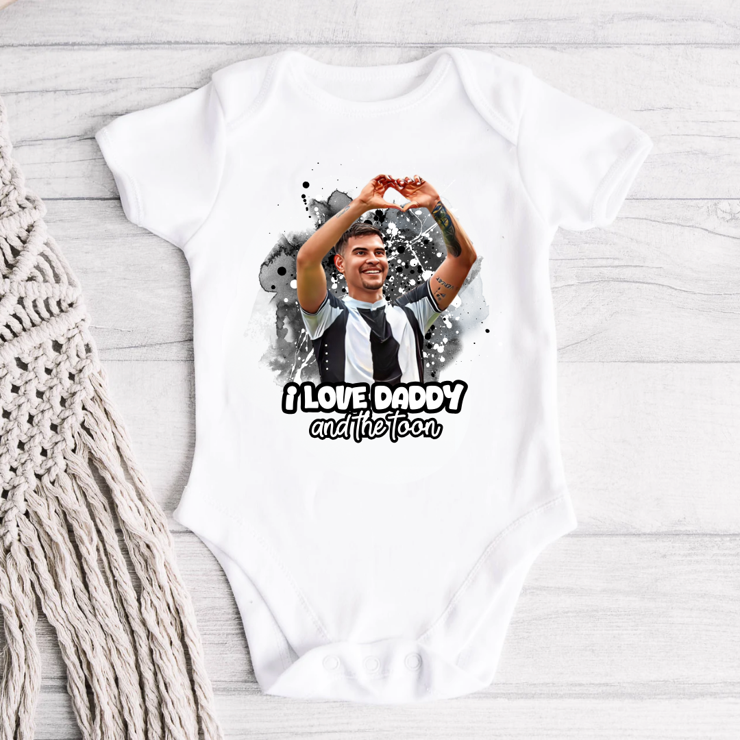 FATHERS DAY NUFC BABY VEST