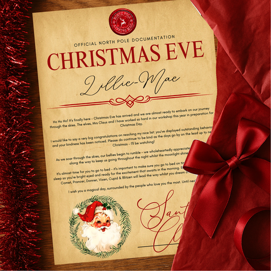 TRADITIONAL CHRISTMAS EVE LETTER