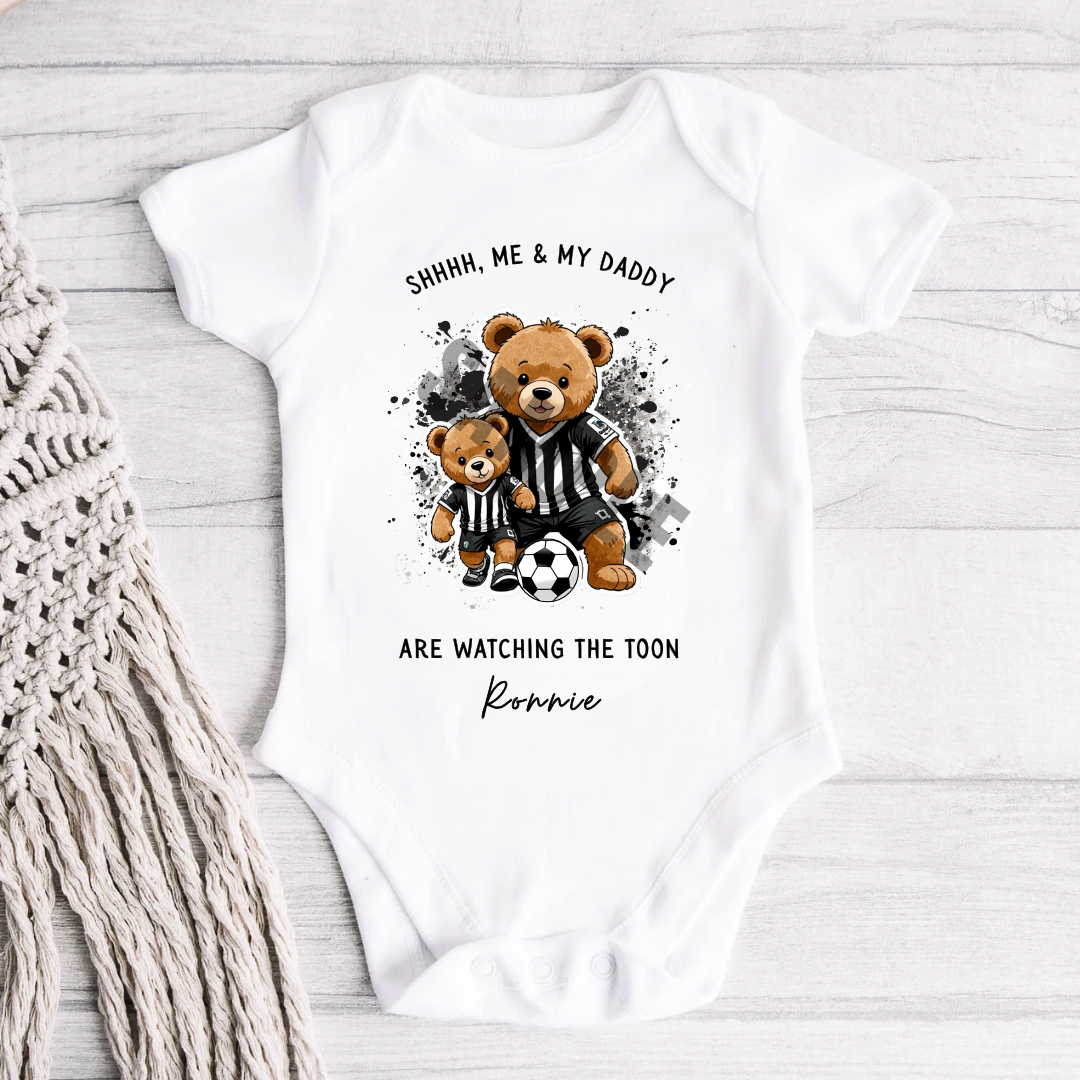 FATHERS DAY NUFC BABY VEST
