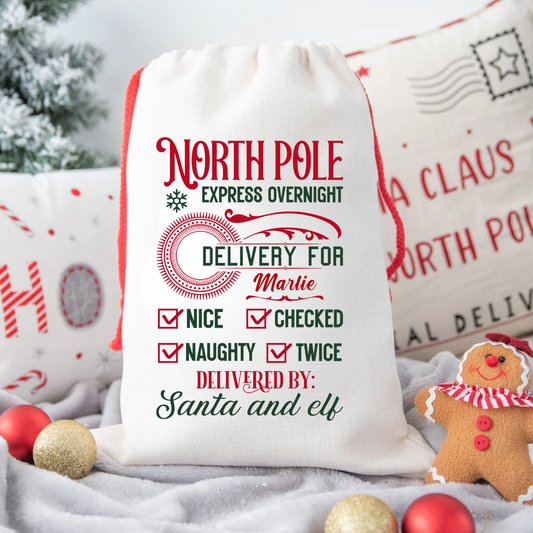 PERSONALISED CHRISTMAS SACK