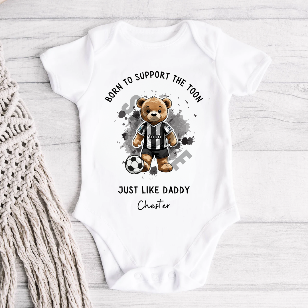 FATHERS DAY NUFC BABY VEST