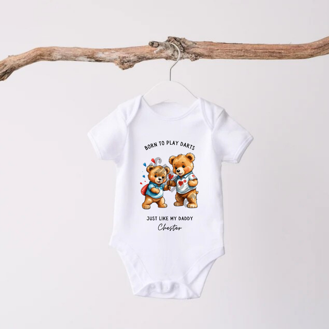 BORN TO PLAY DARTS VEST