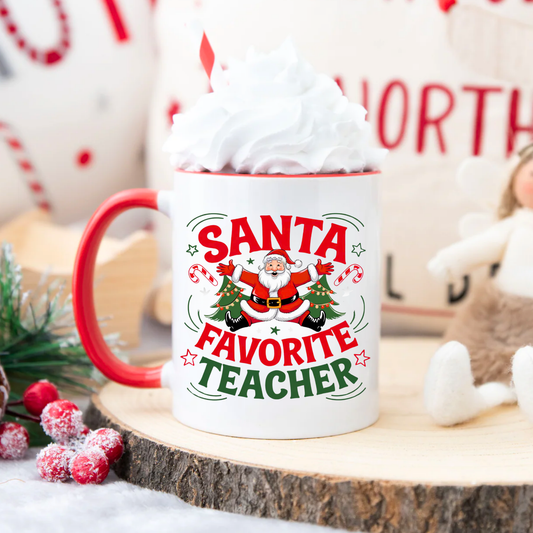 TEACHER CHRISTMAS MUG