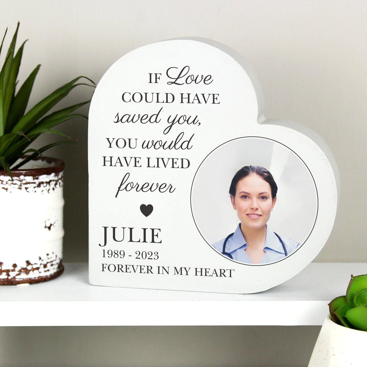 FREESTANDING MEMORIAL HEART