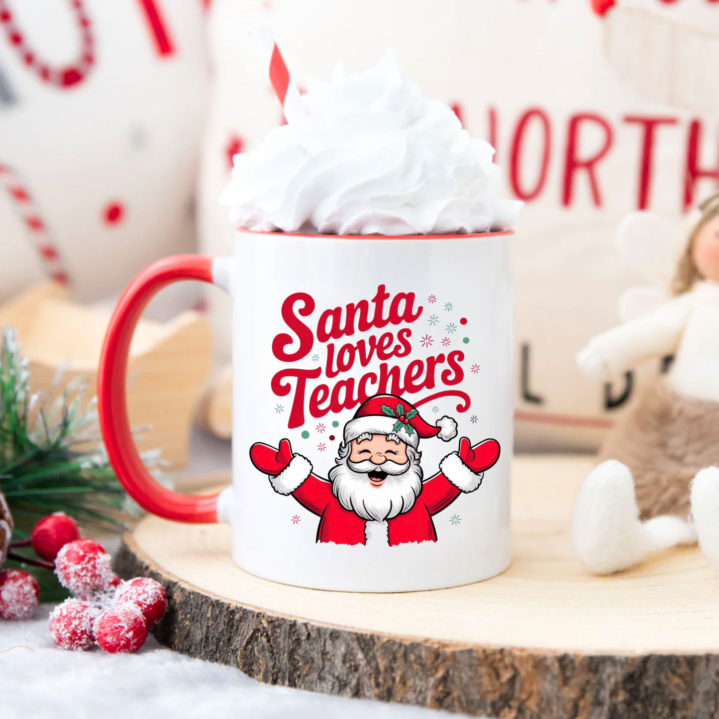 TEACHER CHRISTMAS MUG