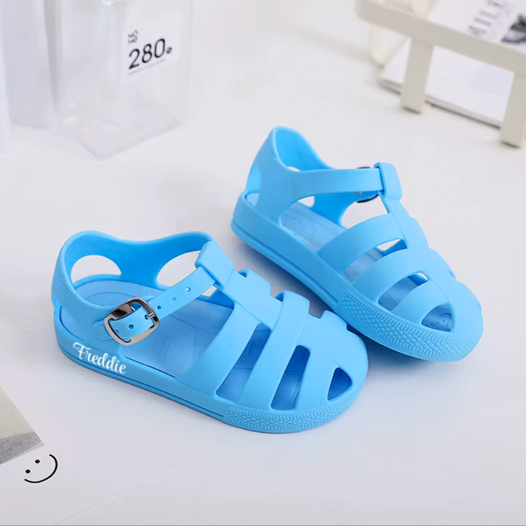PERSONALISED JELLY SANDALS
