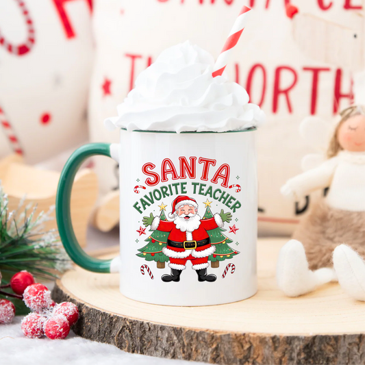 TEACHER CHRISTMAS MUG