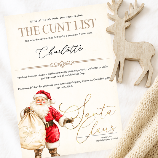 THE C**T LIST