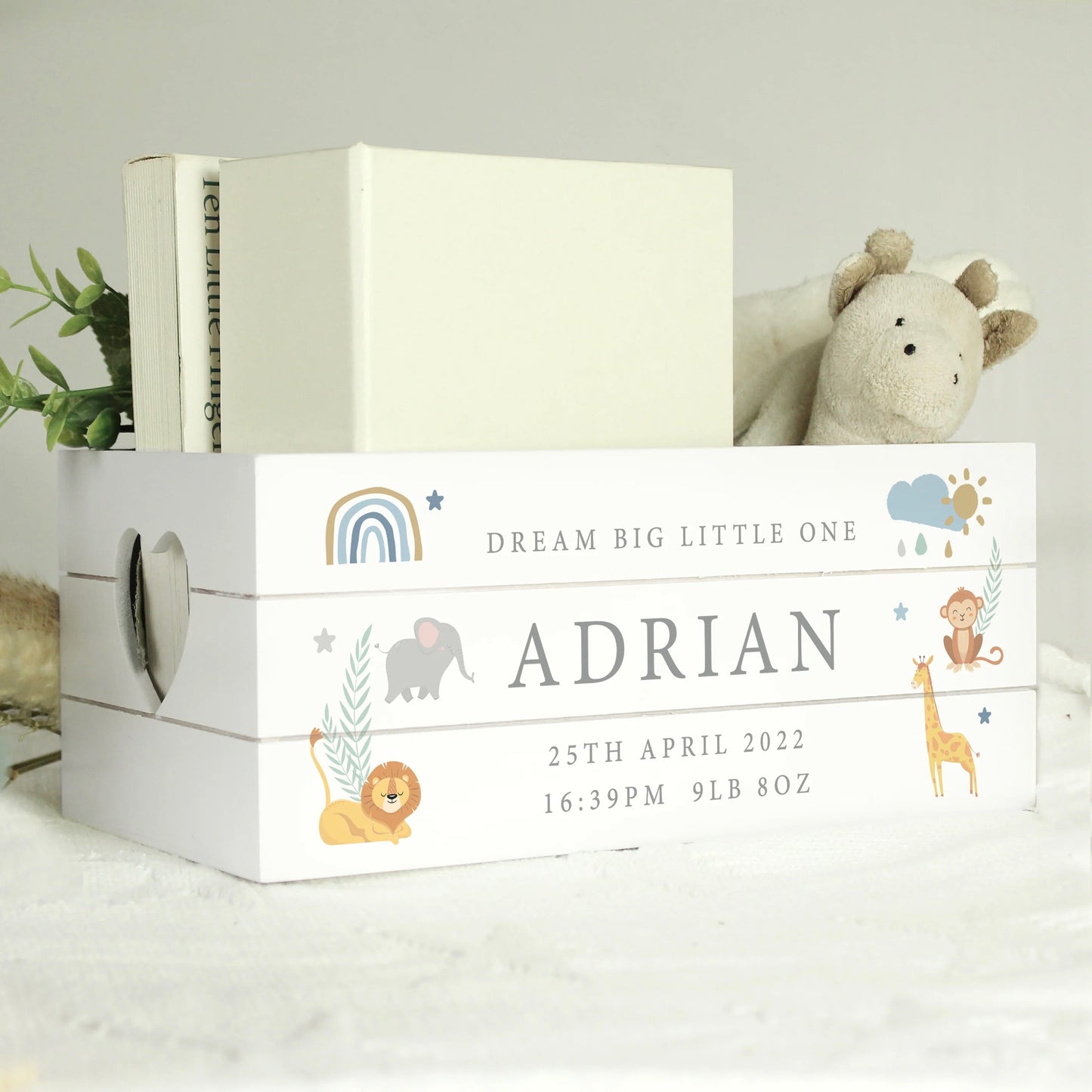 SAFARI ANIMALS CRATE