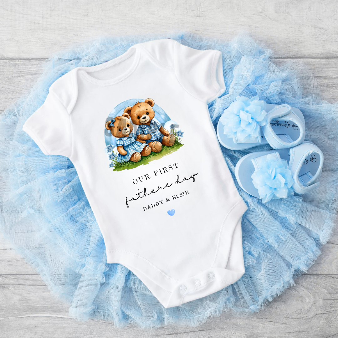 1ST FATHERS DAY BABY VEST