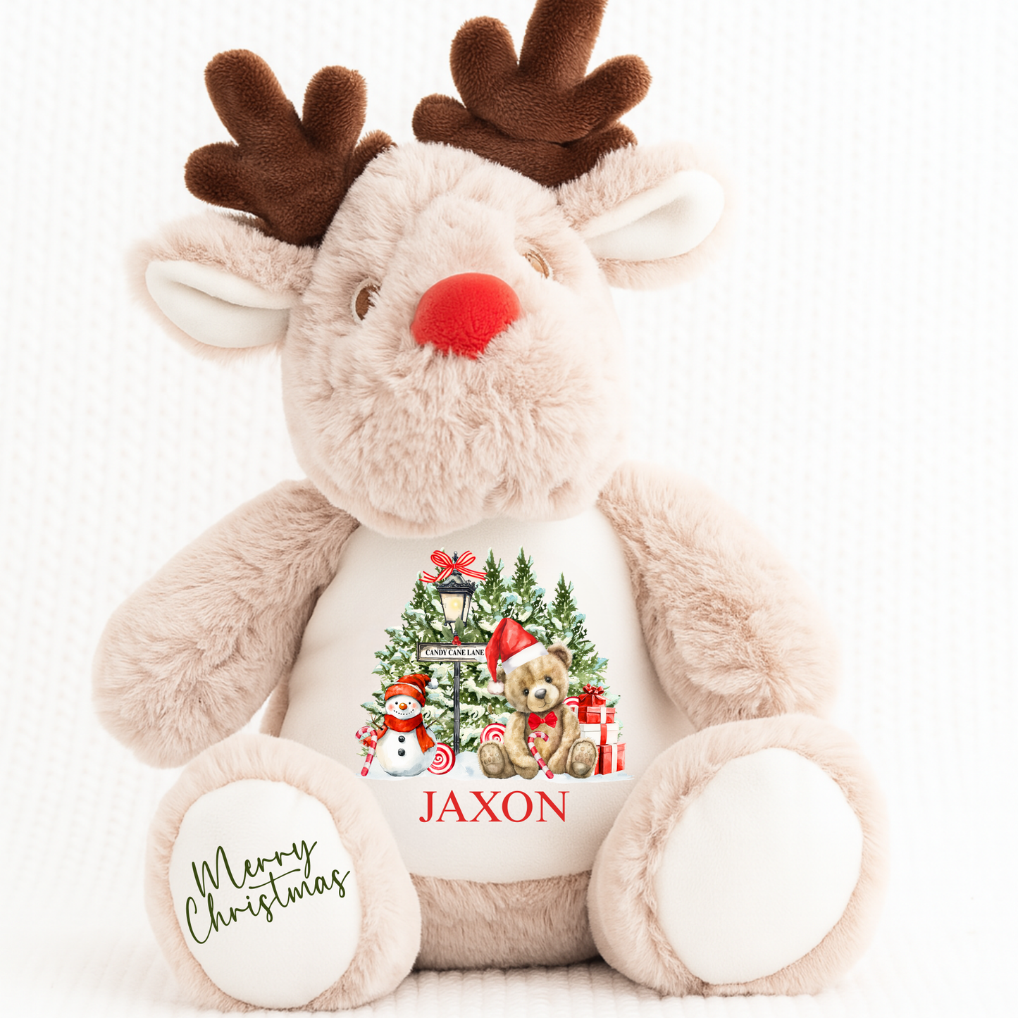 CHRISTMAS REINDEER TEDDY