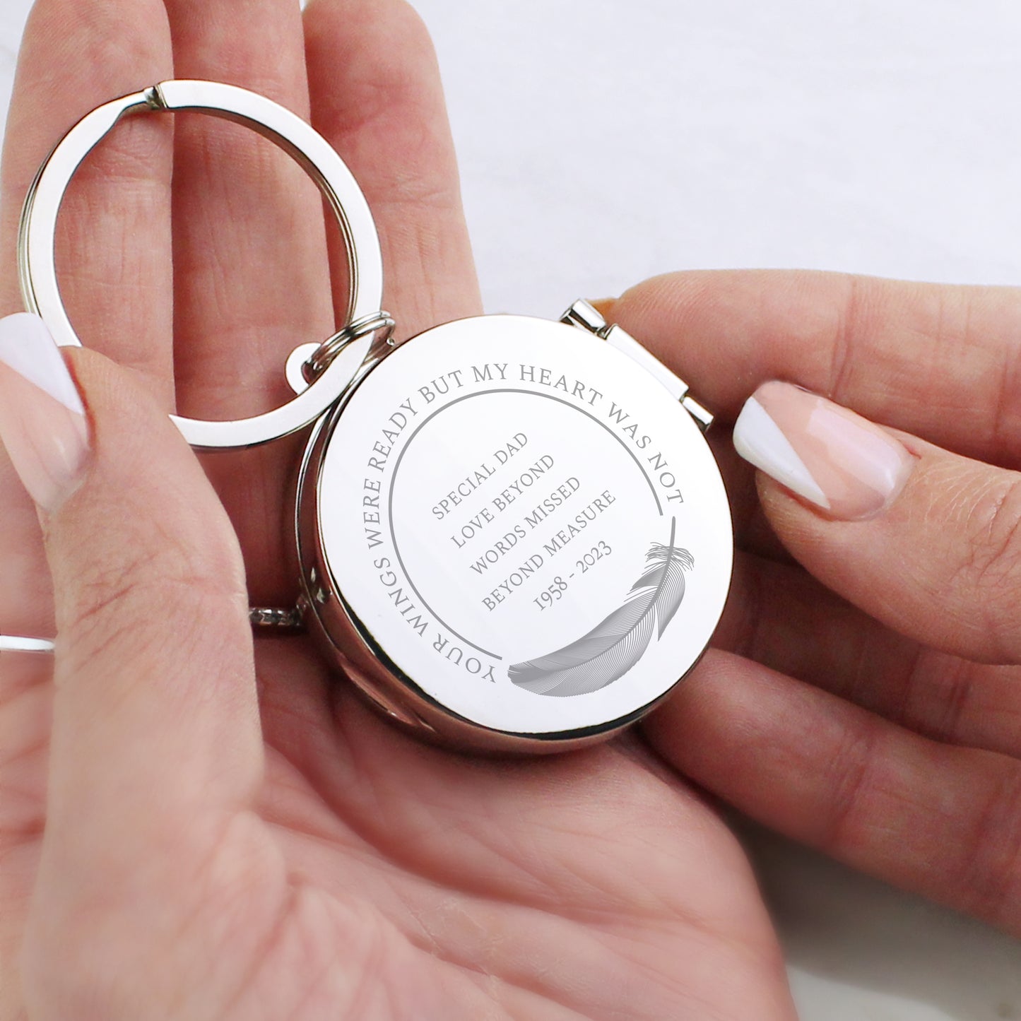 MEMORY PHOTO KEYRING