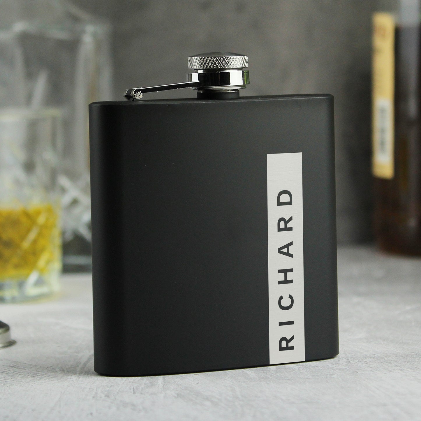 BLACK HIP FLASK