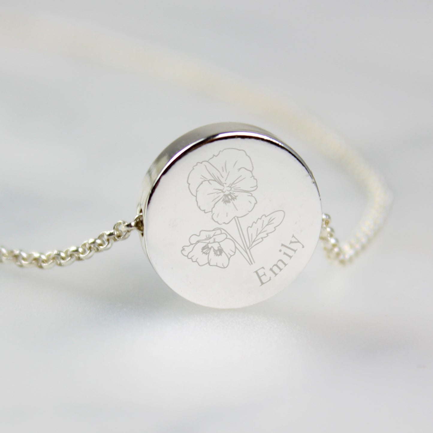 FEBRUARY FLOWER NECKLACE