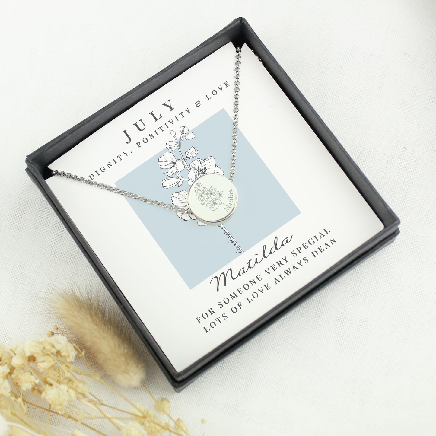JULY FLOWER NECKLACE