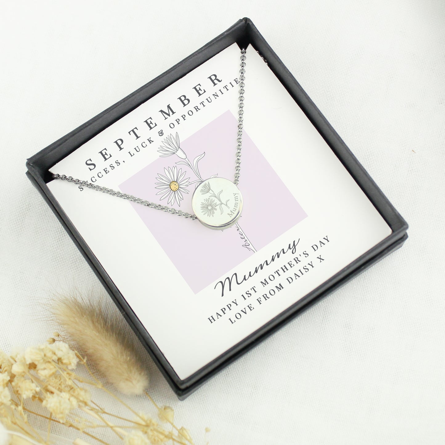 SEPTEMBER FLOWER NECKLACE