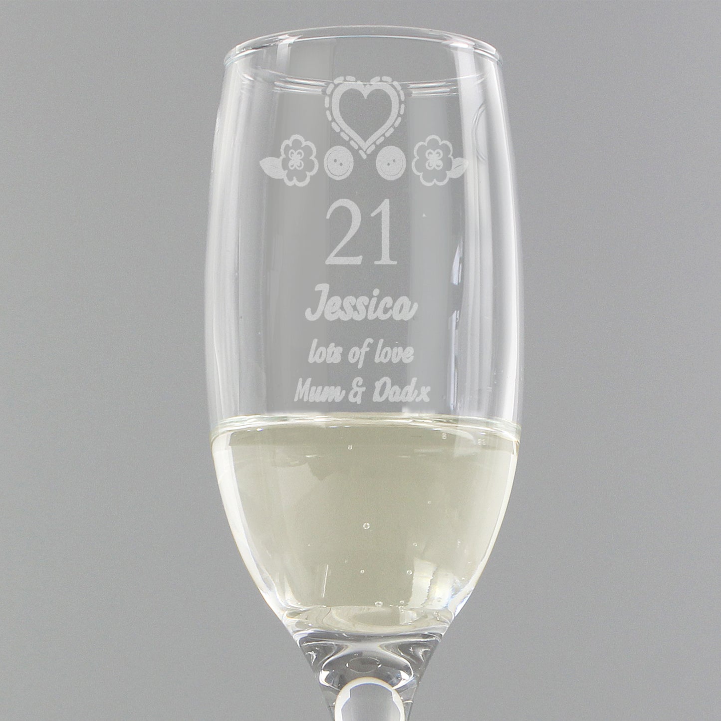 BIRTHDAY CHAMPAGNE FLUTE