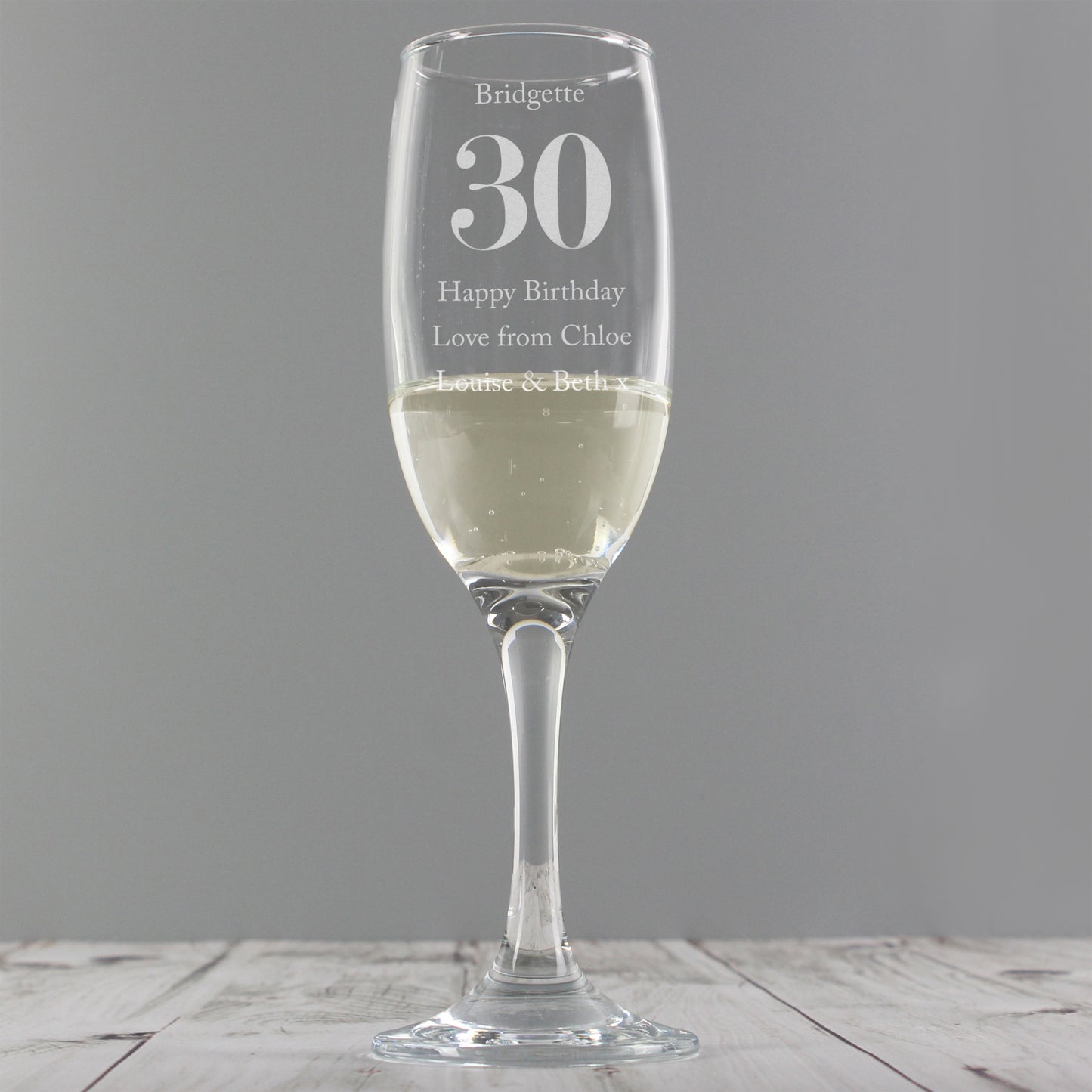 BIRTHDAY CHAMPAGNE FLUTE