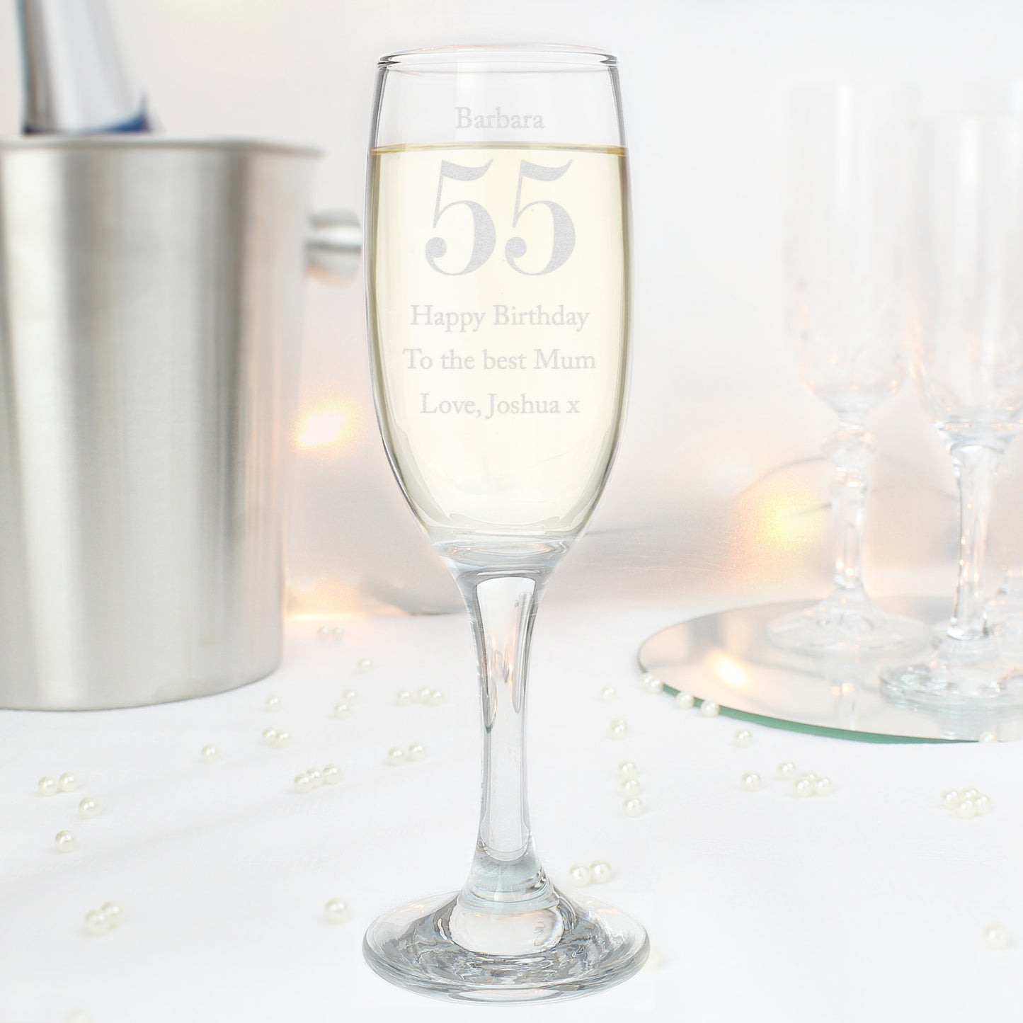 BIRTHDAY CHAMPAGNE FLUTE