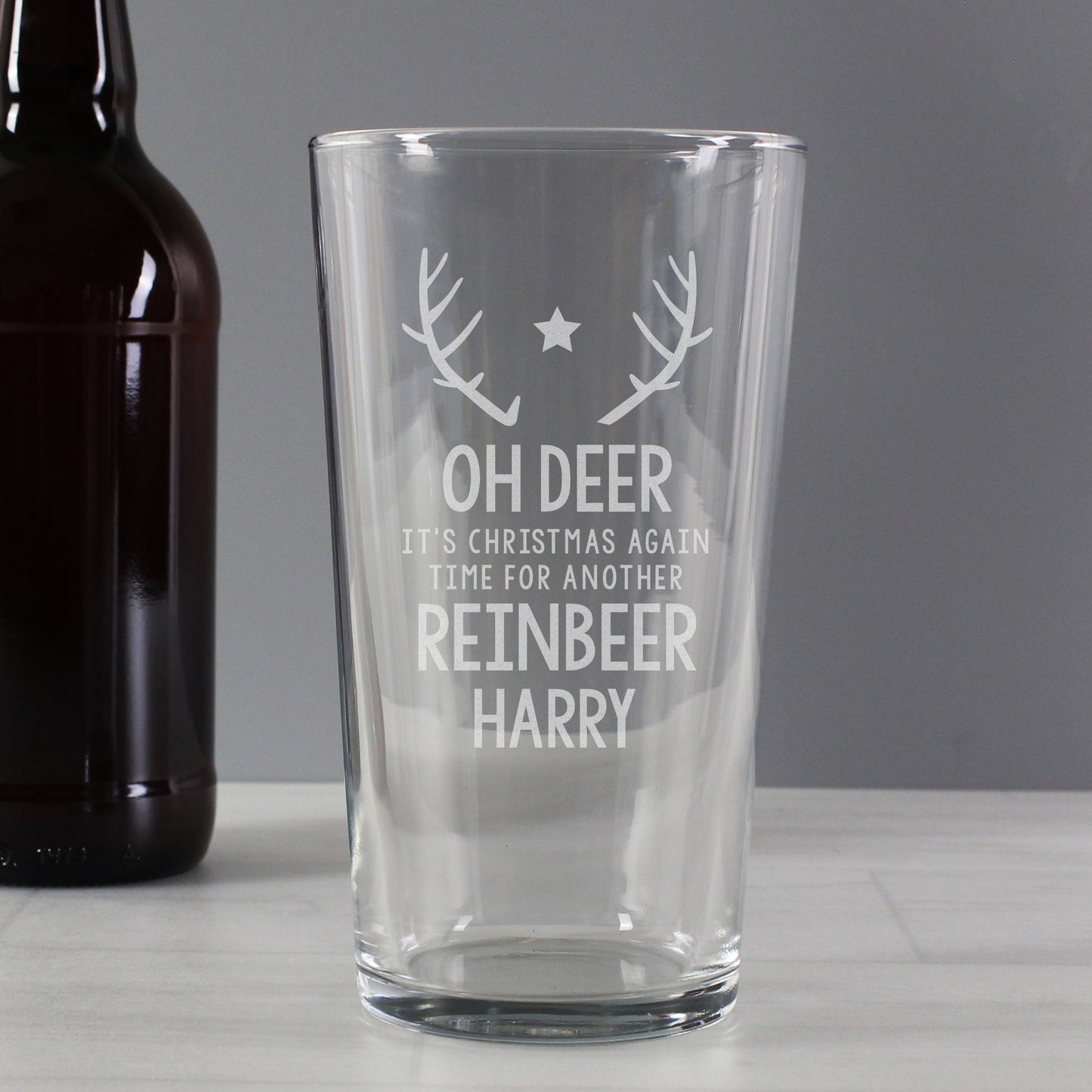 REINBEER PINT GLASS