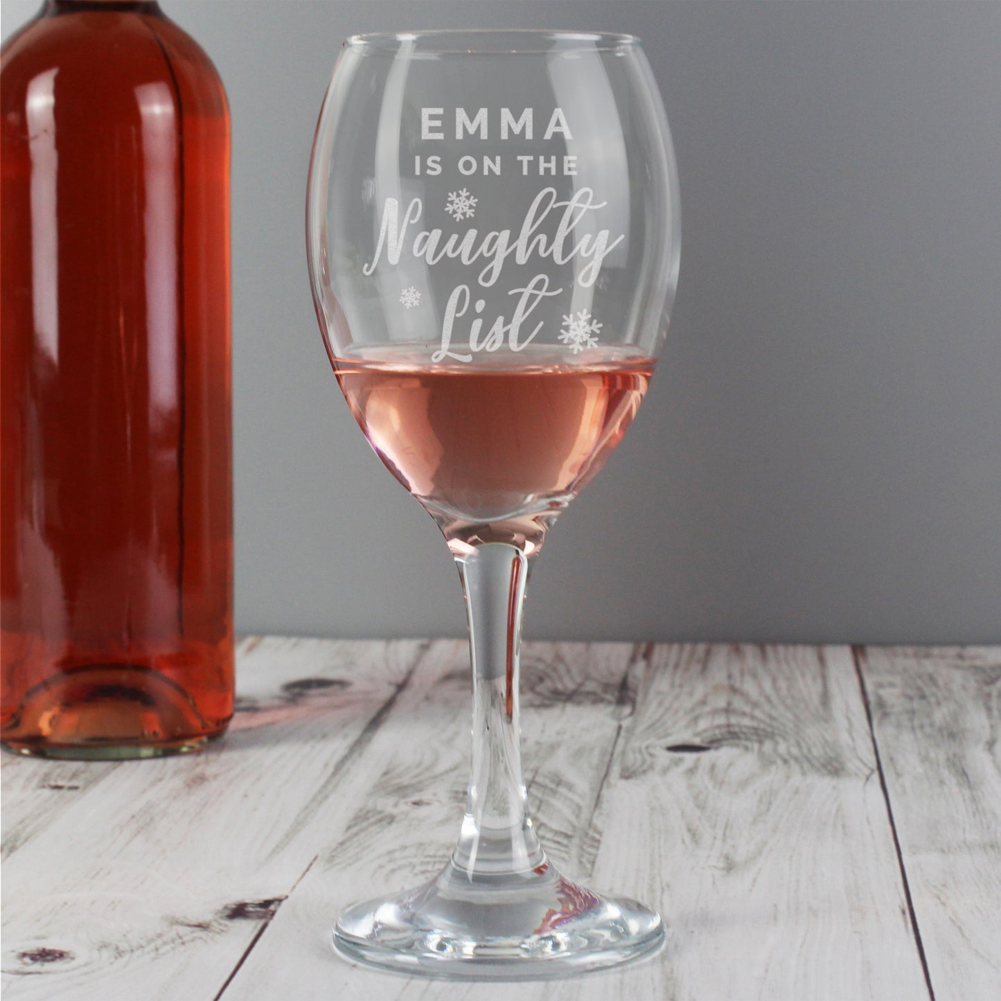 CHRISTMAS WINE GLASS