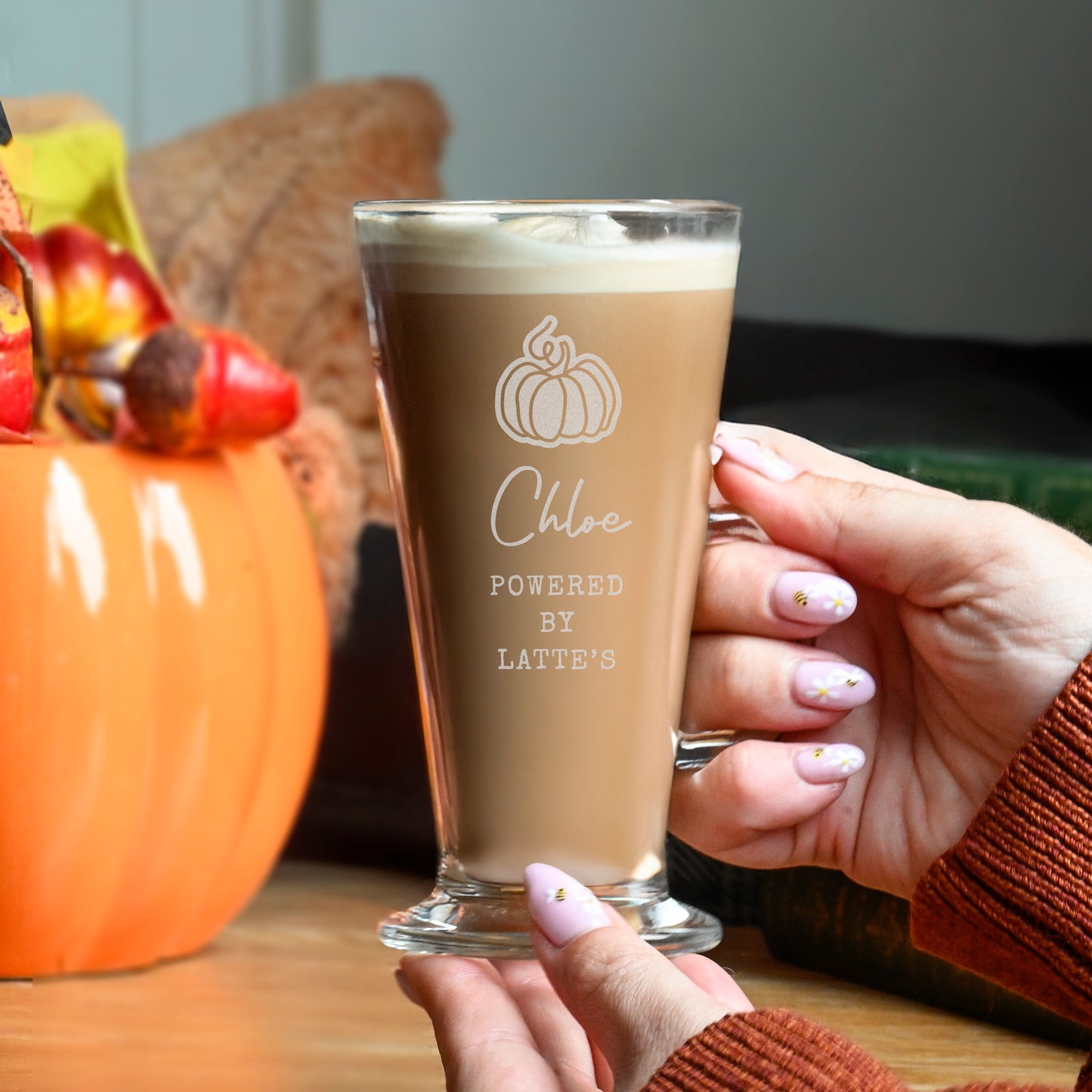 PUMPKIN LATTE GLASS