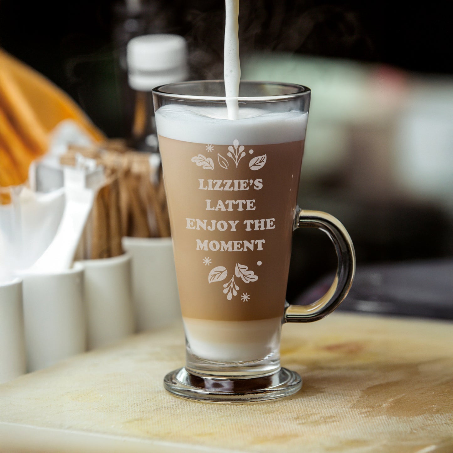 AUTUMN LATTE GLASS