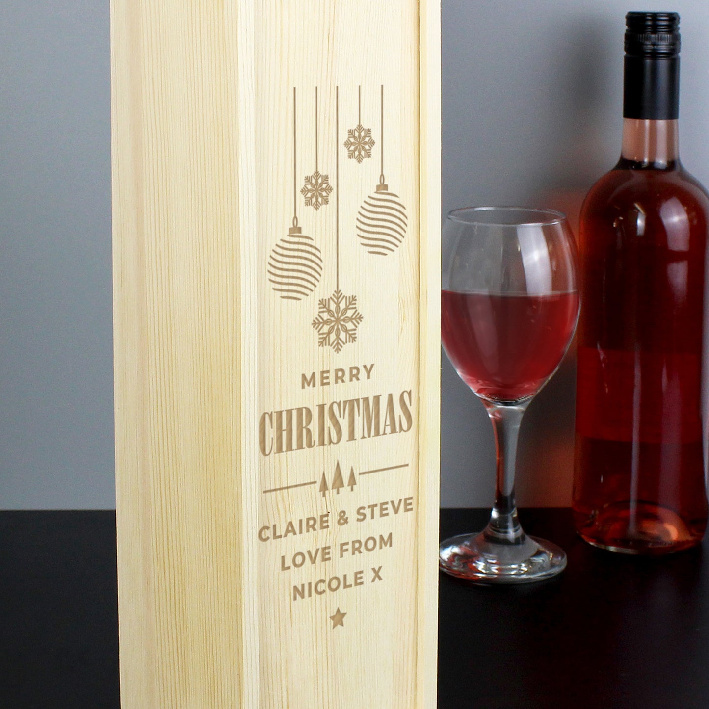 CHRISTMAS WINE BOX
