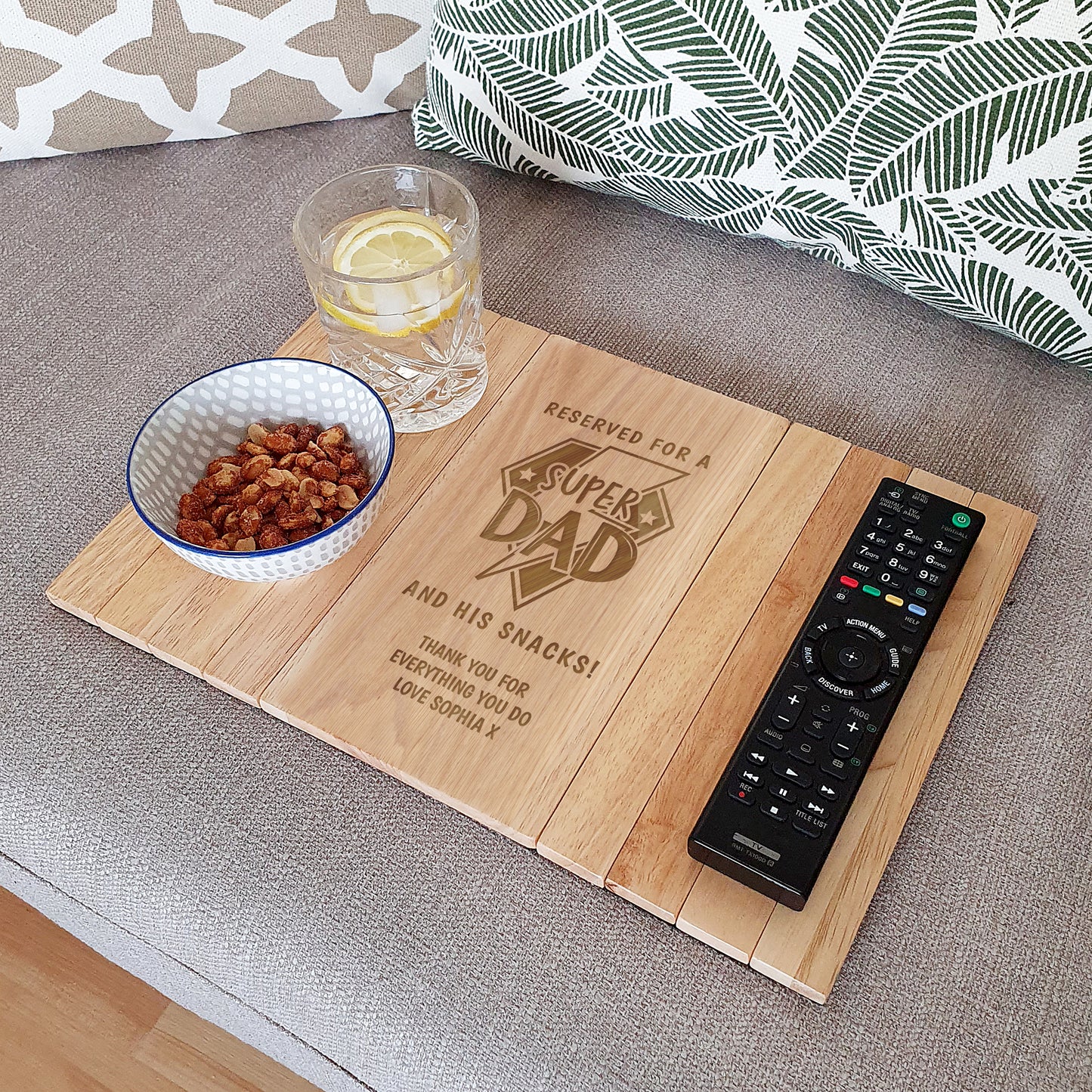 SUPER DAD SOFA TRAY