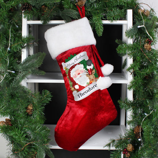 SANTA RED STOCKING