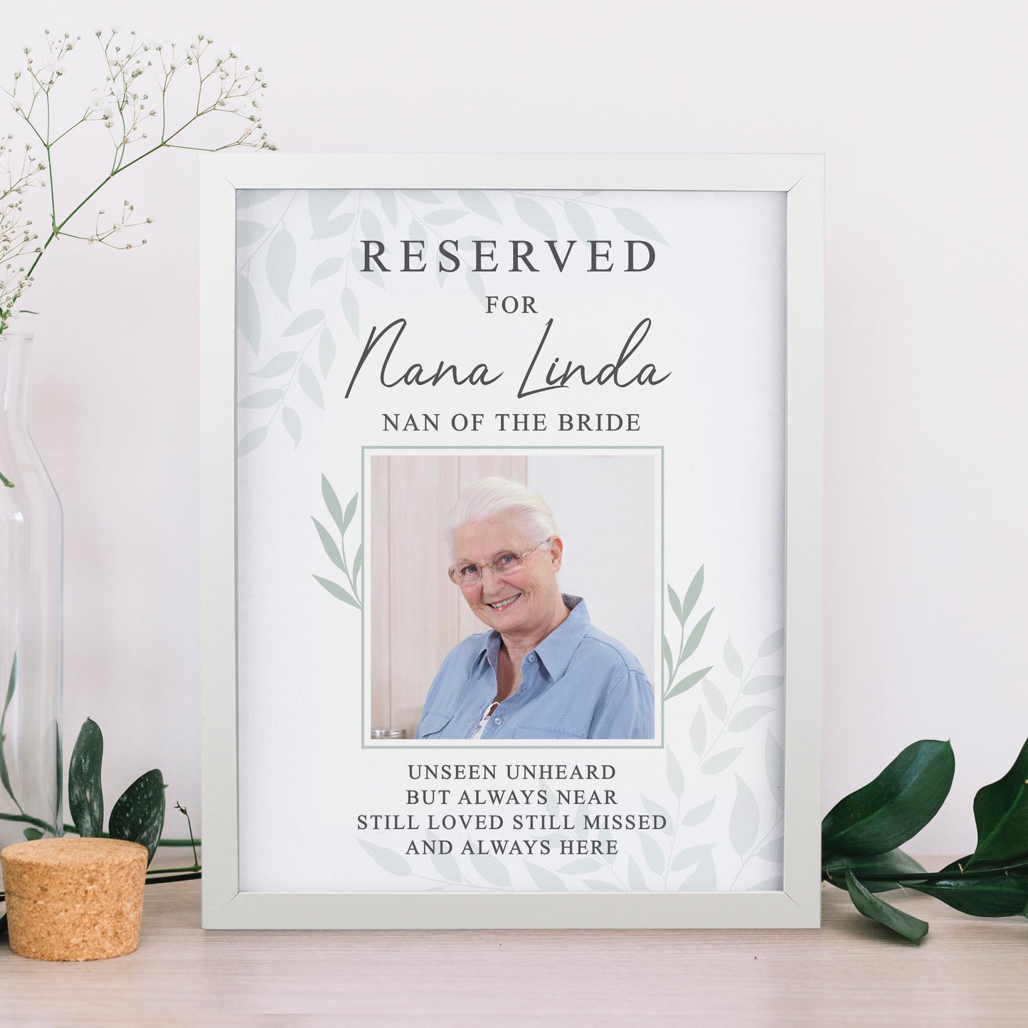 RESERVED FOR PHOTO FRAME