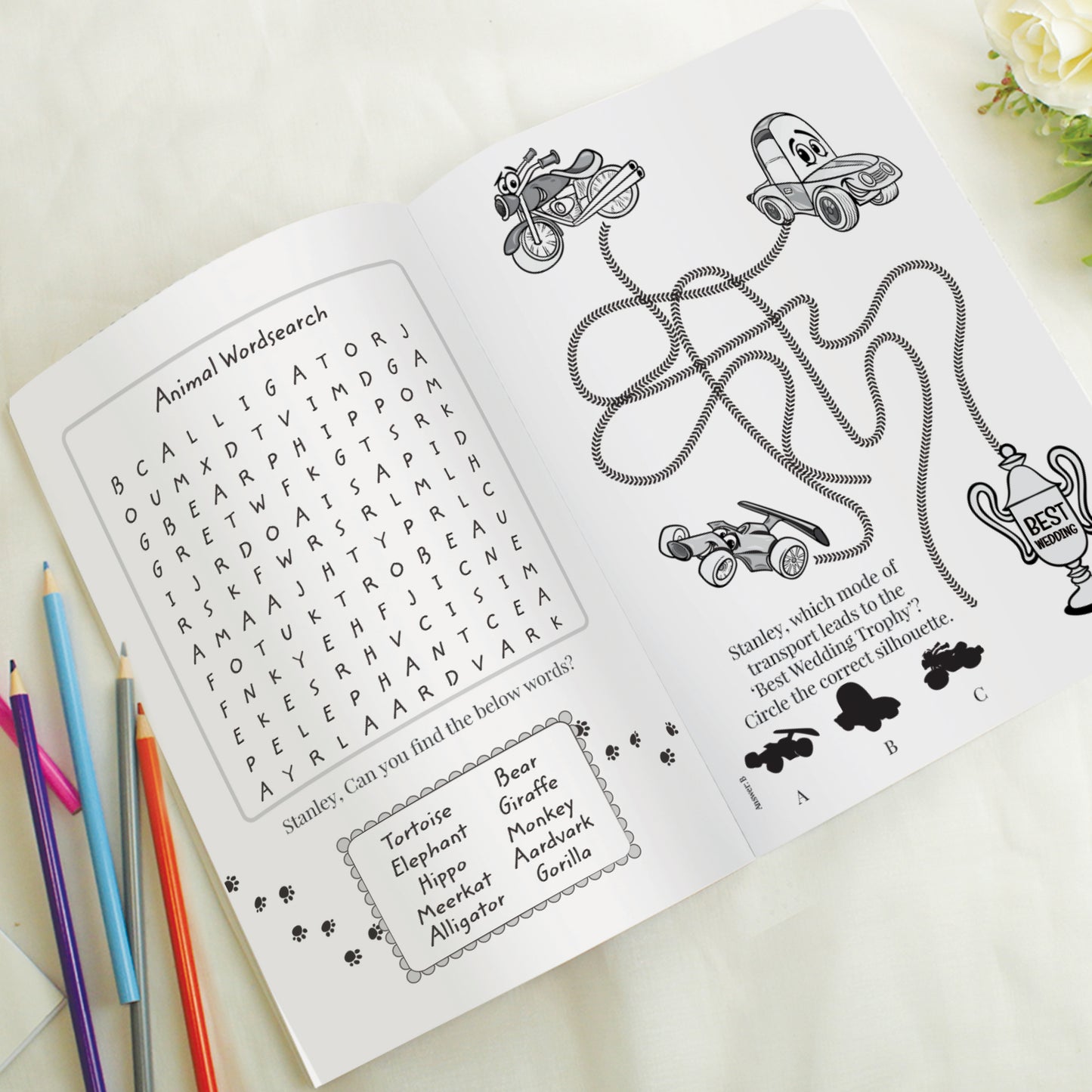 WEDDING ACTIVITY BOOK