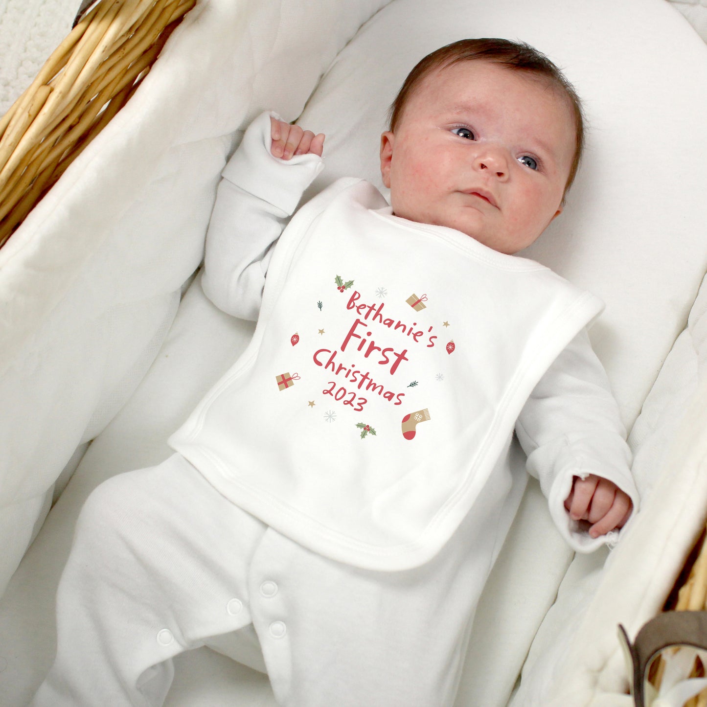 FIRST CHRISTMAS BIB