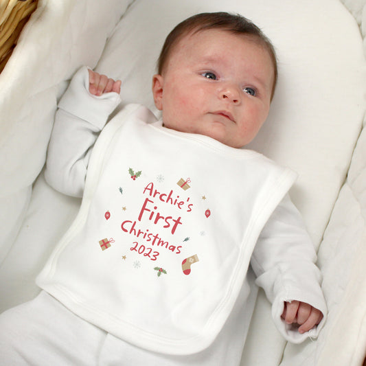 FIRST CHRISTMAS BIB