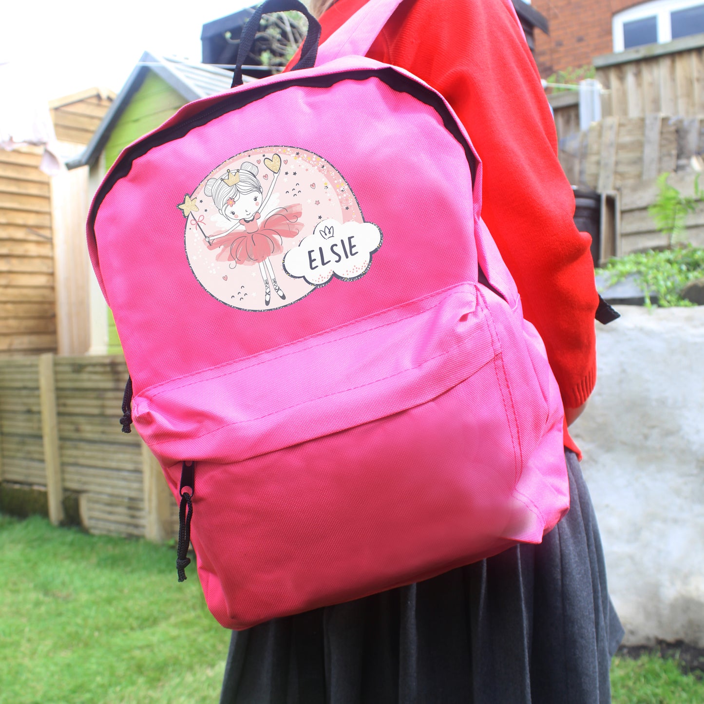 PINK PRINCESS BALLERINA BACKPACK