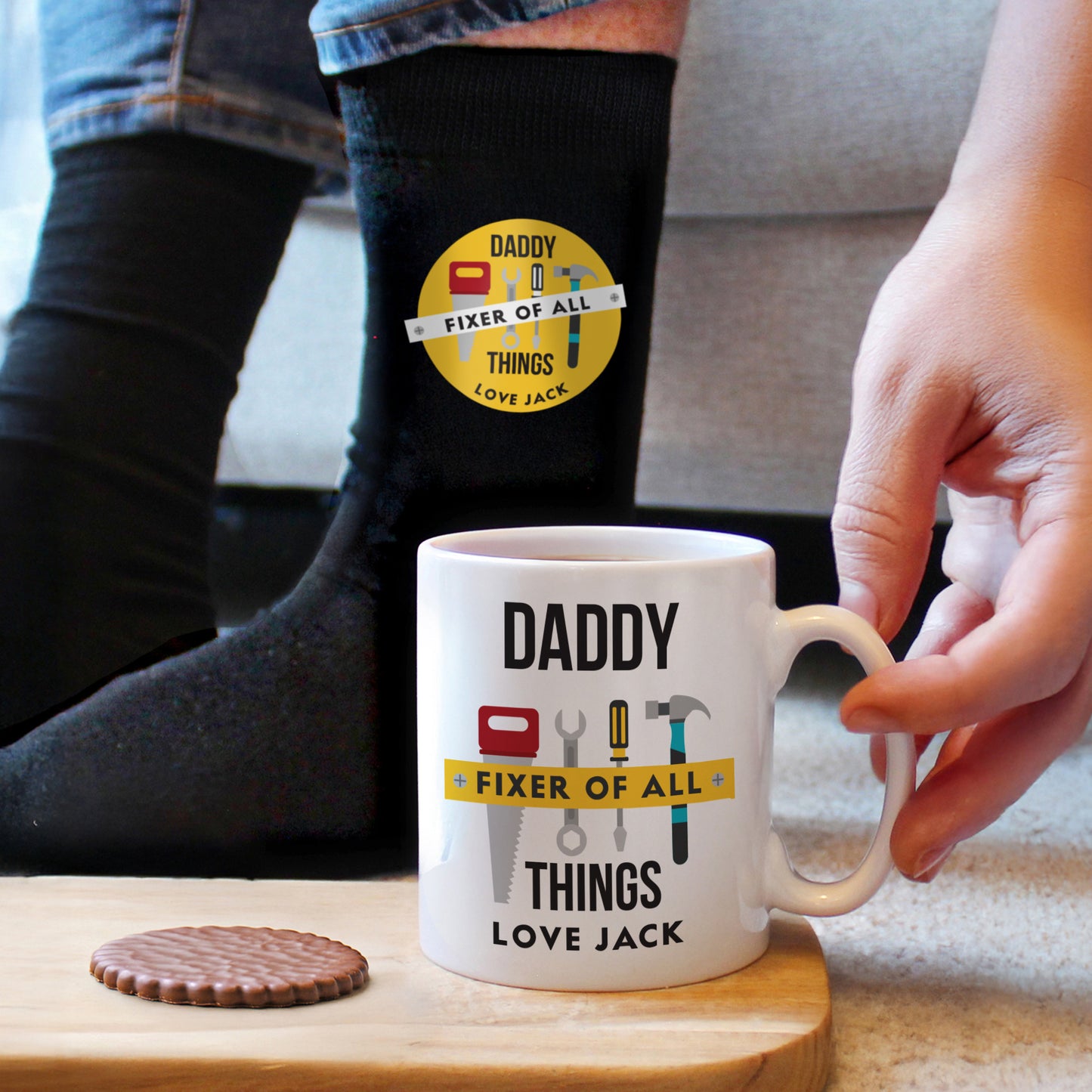 FIXER MUG & SOCKS SET