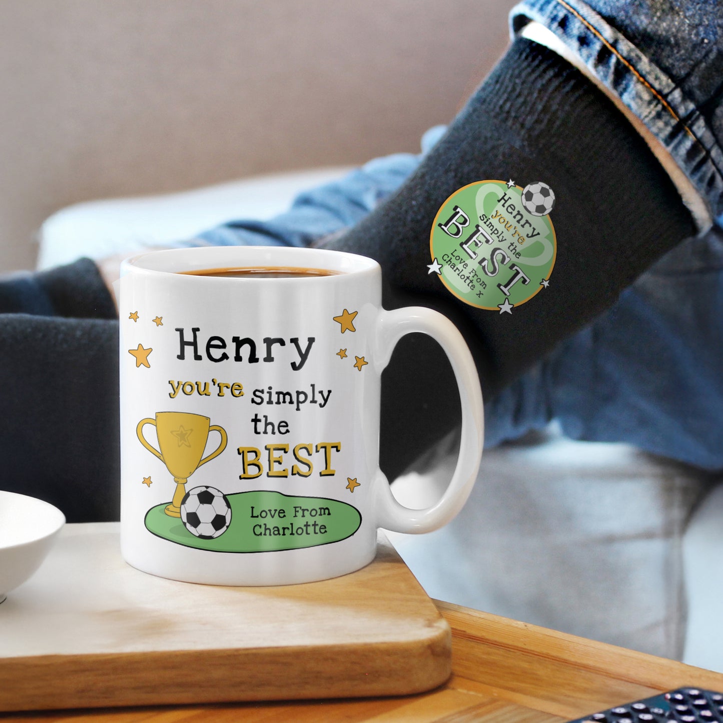 SIMPLY THE BEST MUG & SOCKS SET