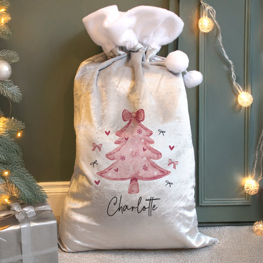 PINK CHRISTMAS TREE SACK