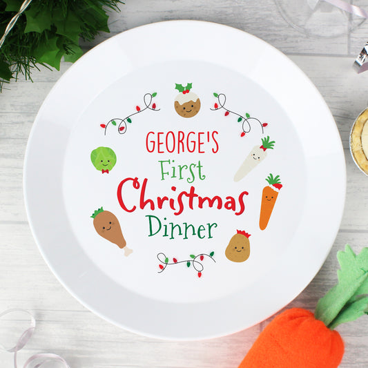 FIRST CHRISTMAS DINNER PLATE