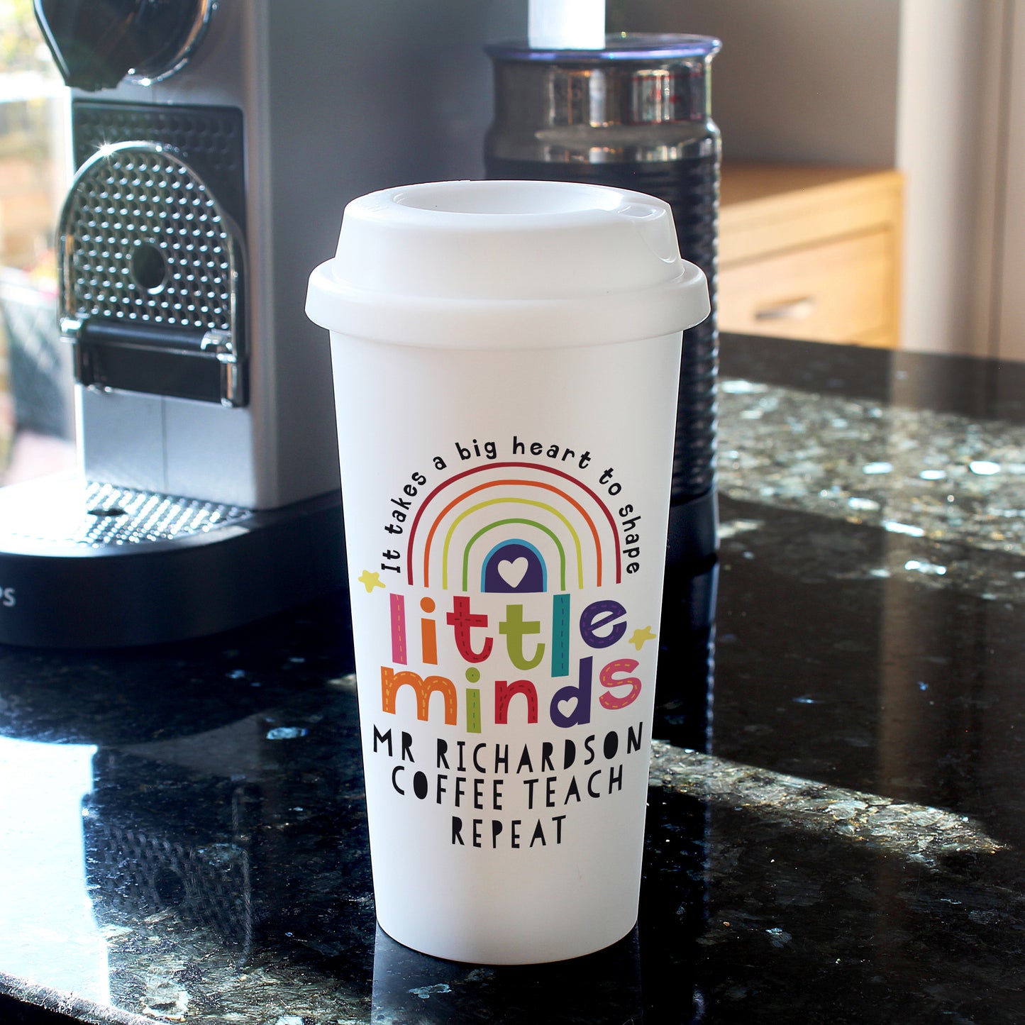 SHAPE LITTLE MINDS TRAVEL MUG