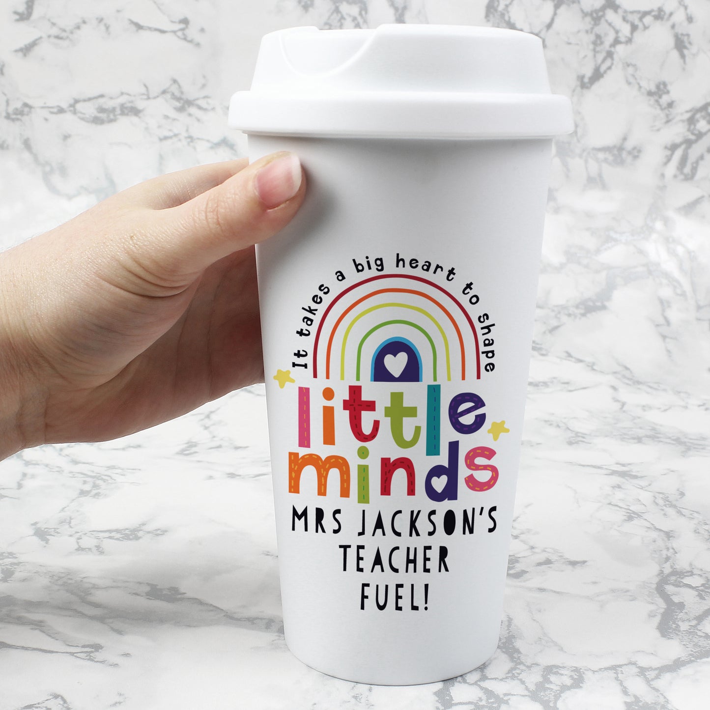 SHAPE LITTLE MINDS TRAVEL MUG
