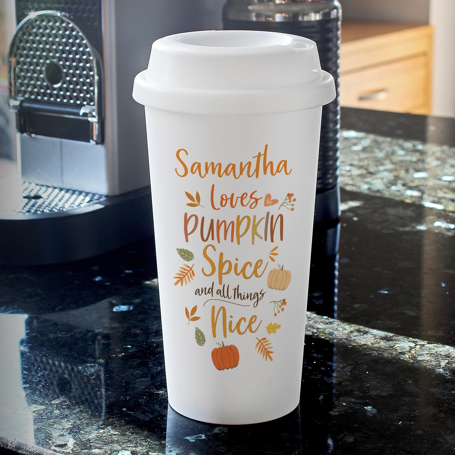 PUMPKIN SPICE TRAVEL MUG