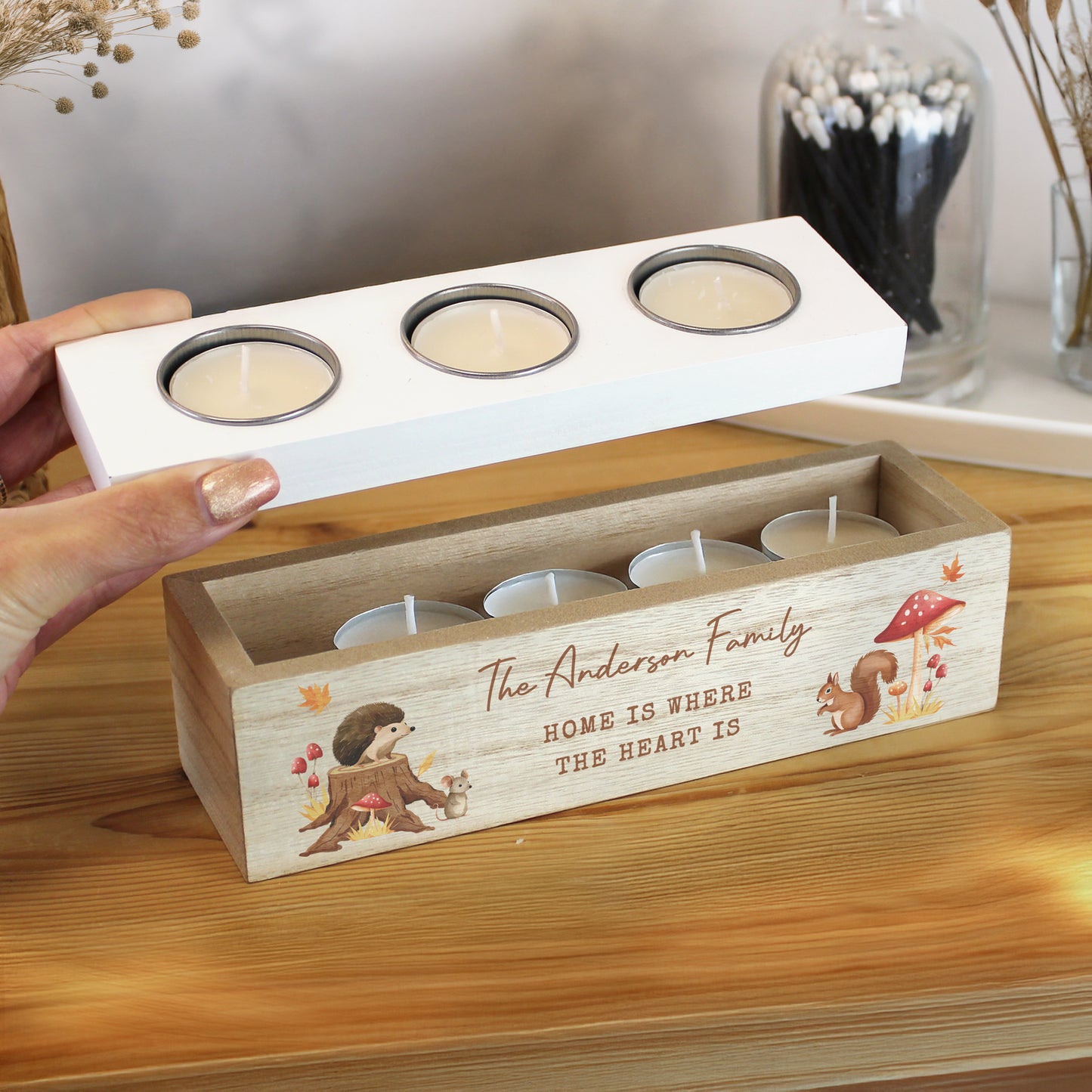AUTUMN TEA LIGHT HOLDER