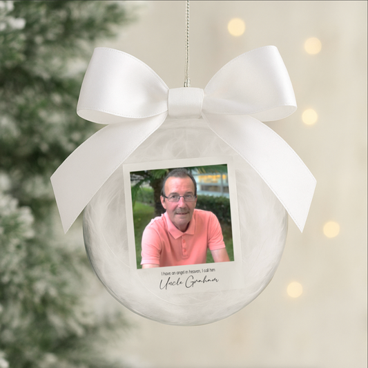 MEMORIAL POLAROID BAUBLE