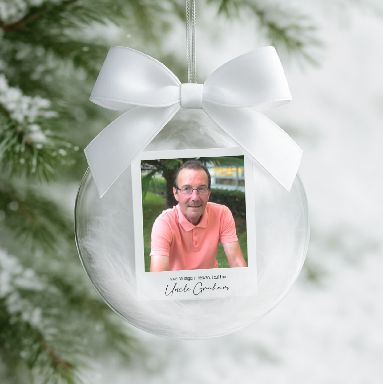 MEMORIAL POLAROID BAUBLE