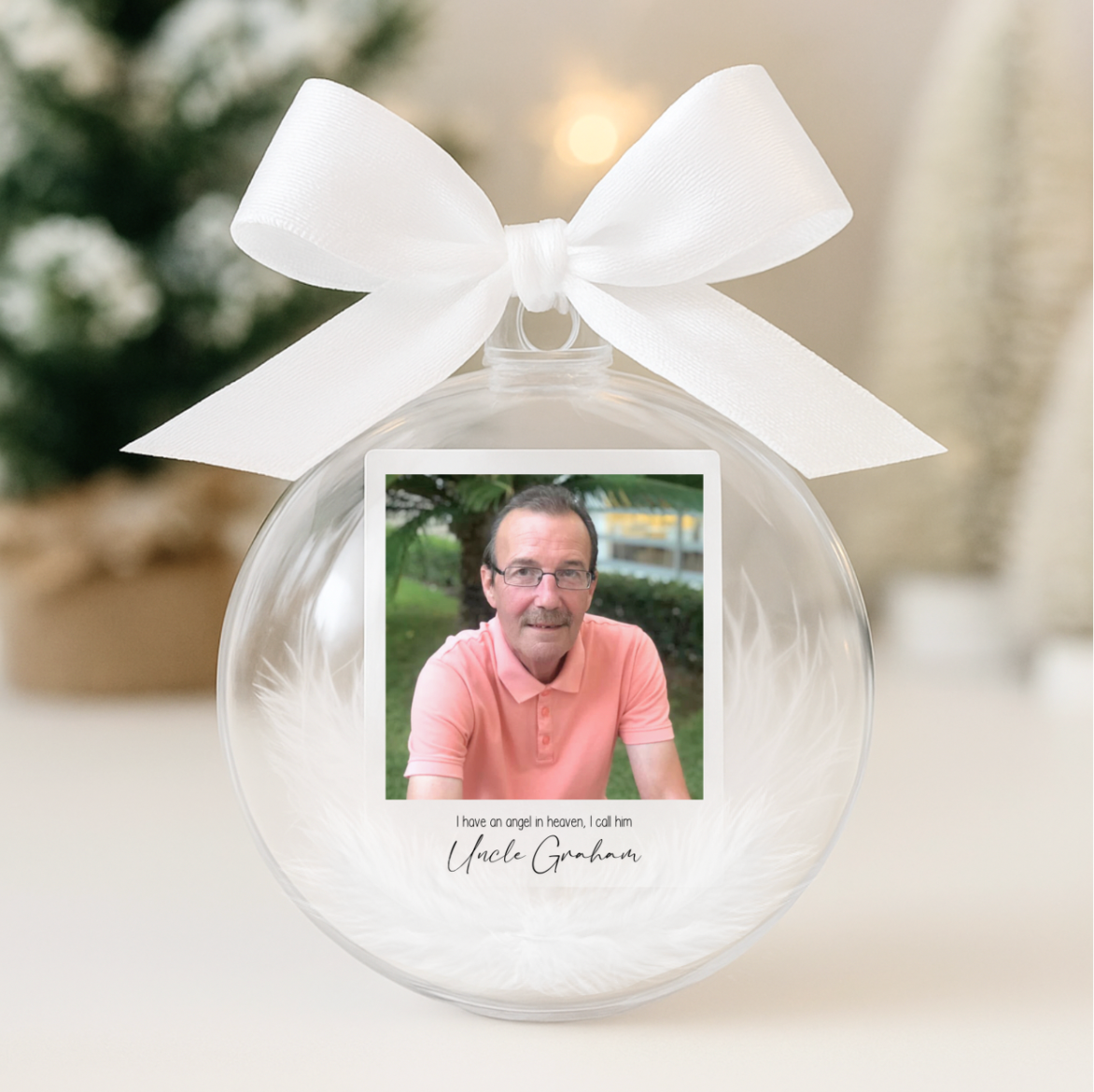 MEMORIAL POLAROID BAUBLE
