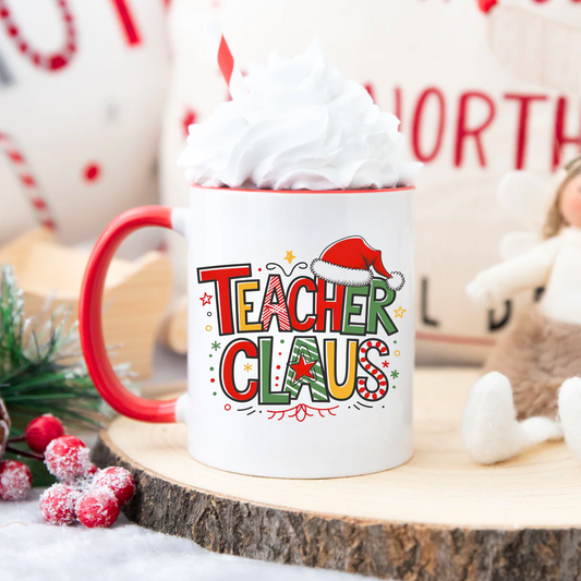 TEACHER CHRISTMAS MUG