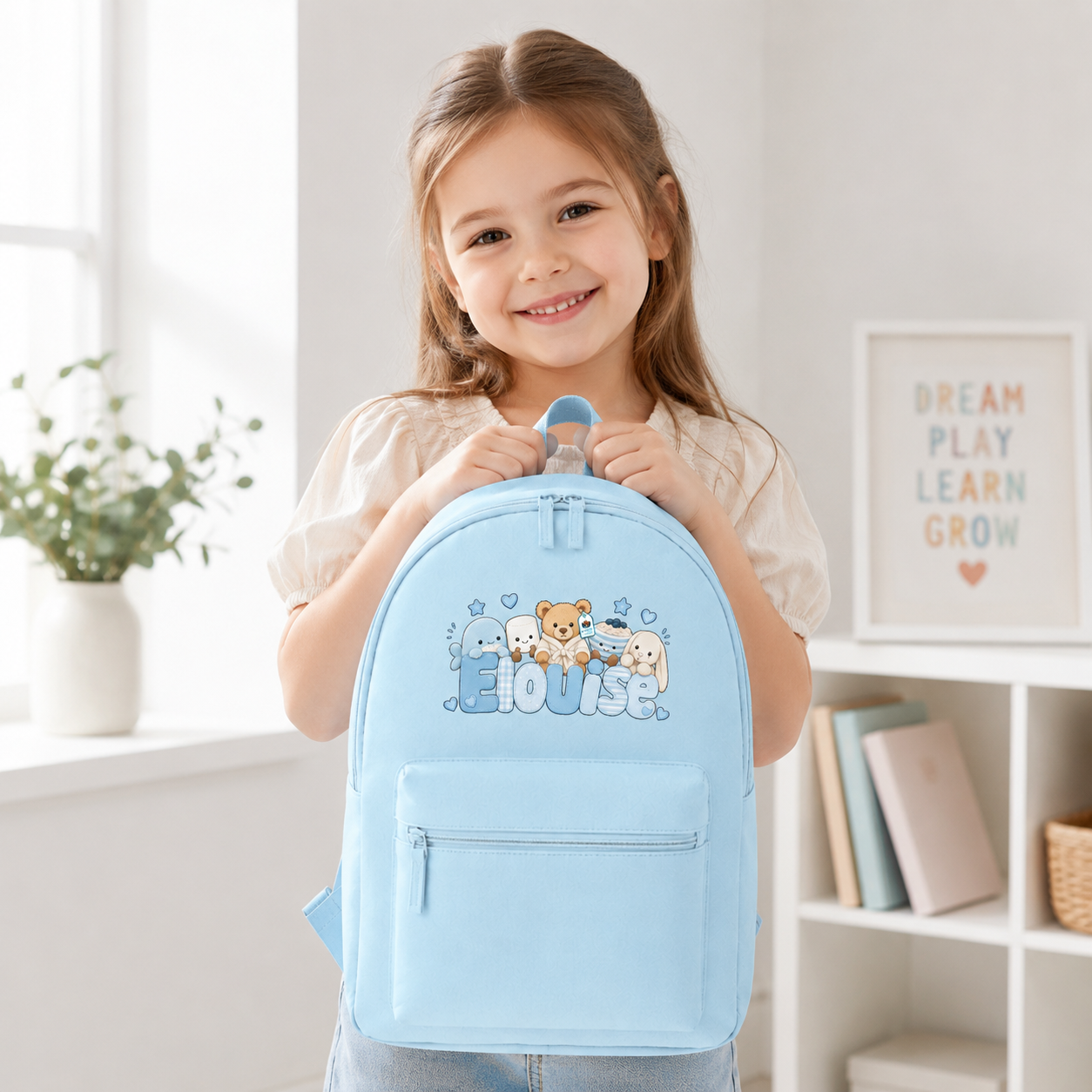 BLUE JELLYCAT BACKPACK